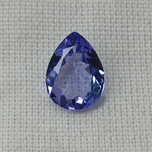 Natural Tanzanite Pear, Blue Tanzanite Pear, Loose Tanzanite Pear, Faceted Tanzanite Pear, Tanzanite Stone, Tanzanite Pear Cut,0.85CT