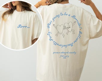 Custom Bachelorette Shirt for Bride, Personalized Bridal Party Tee, One of a Kind Wedding Weekend Shirt