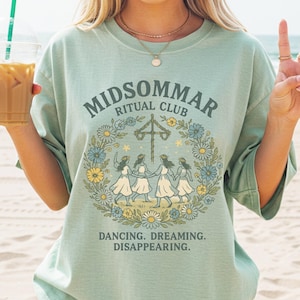 Midsommar Ritual Club Tee: Retro Folk Festival Shirt