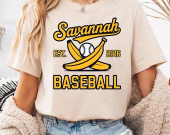 Camiseta de béisbol de los Savannah Bananas, camiseta divertida para aficionados, camiseta para el día del partido.