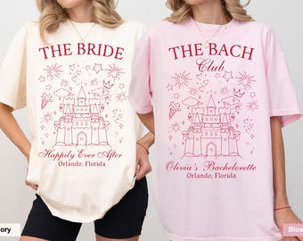 The Bach Club Shirt, Princess Bride Tee, Disney Bachelorette Shirt, Happily Ever After Top, Fairytale Bridal Party Gift