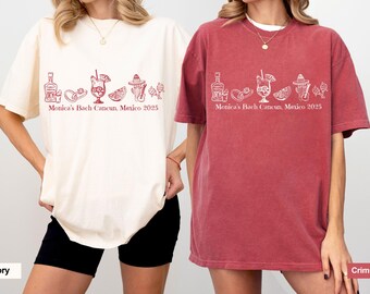 Custom Party Bachelorette T-Shirt: Tequila Fiesta Tee