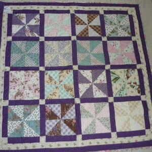 Beautiful handmade patchwork quilt