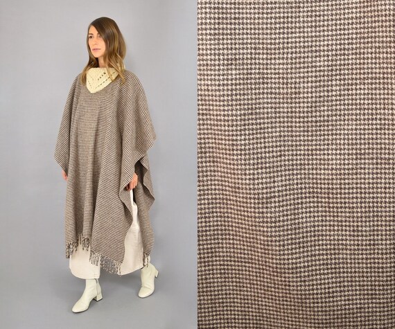 Minimalist Wool Poncho