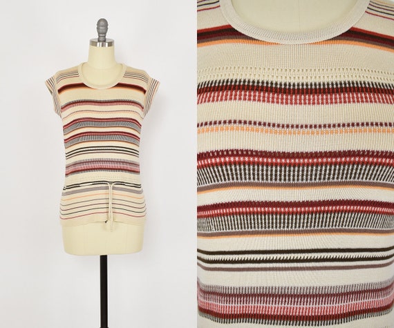 70's Pointenelle Knit Top