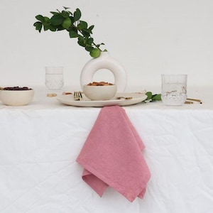 Cotton Dinner Napkins: Reusable Cloth Napkin Set - Eco-Friendly Table Linen