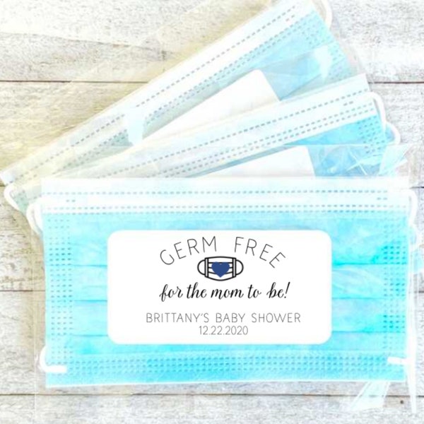 Baby Shower Face Mask Etsy