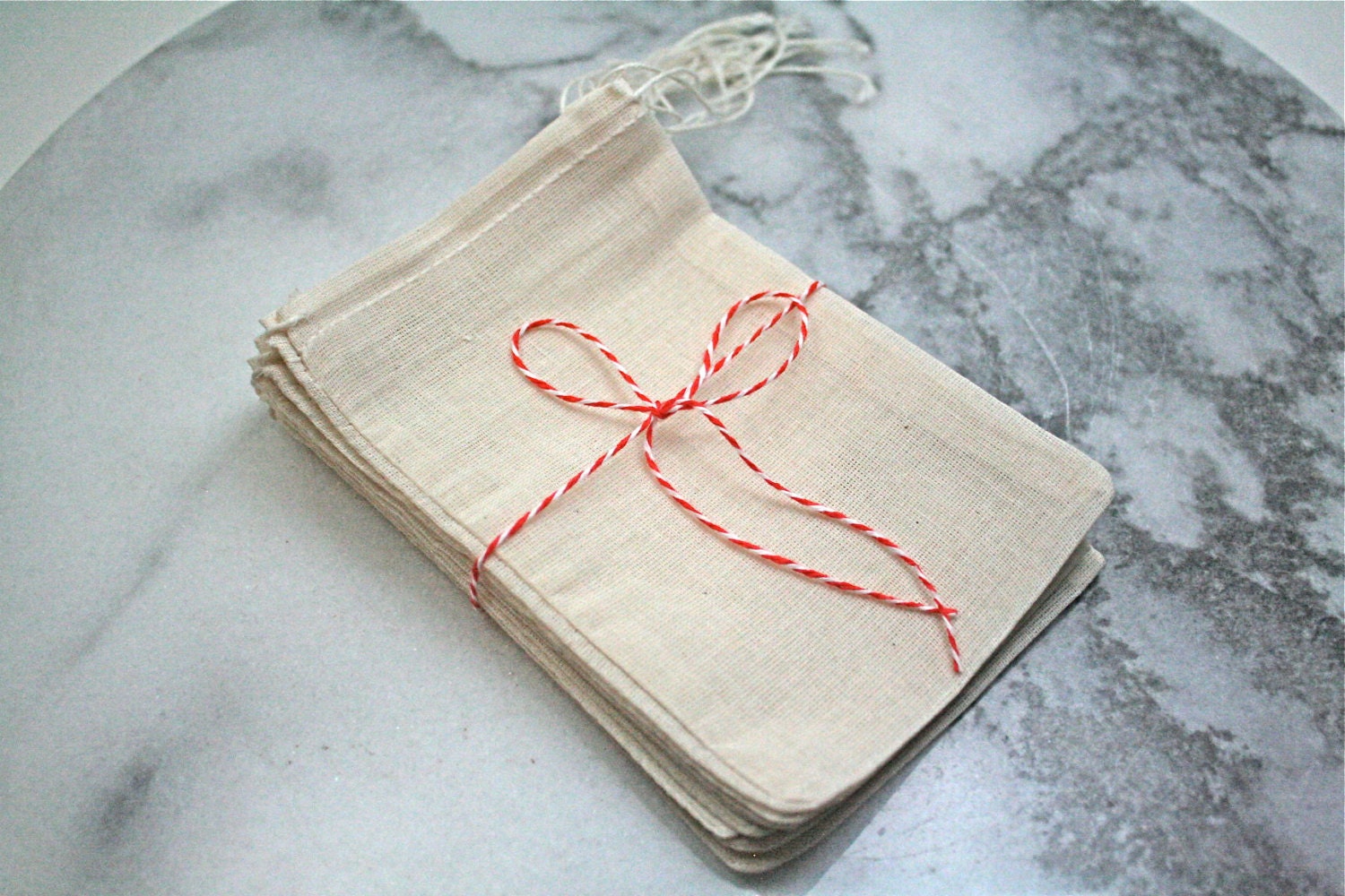 Cloth Favor Bags 4x6 Set of 25 Unprinted Natural Cotton Etsy
