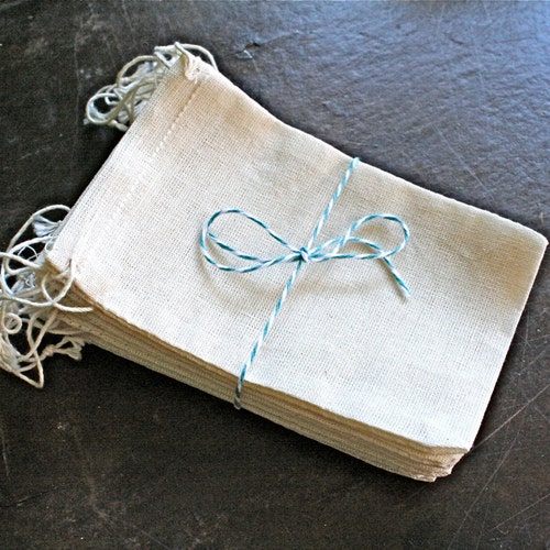 Made in the USA 5x7 Inch Muslin Drawstring Bags Etsy