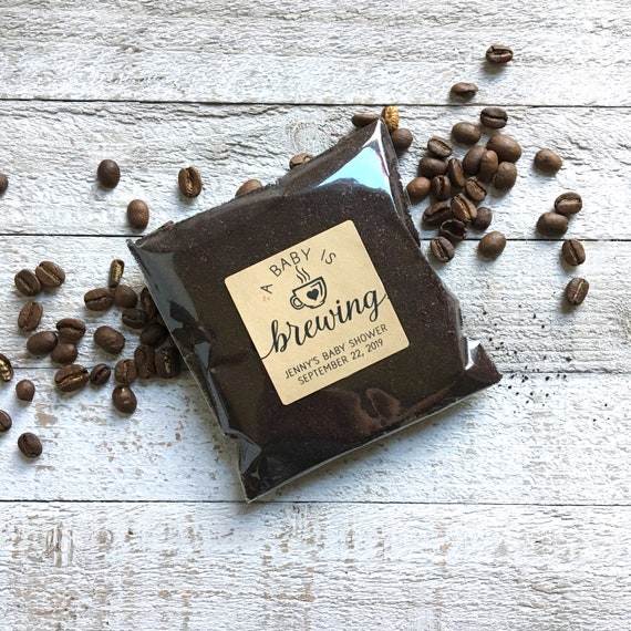 coffee baby shower favors