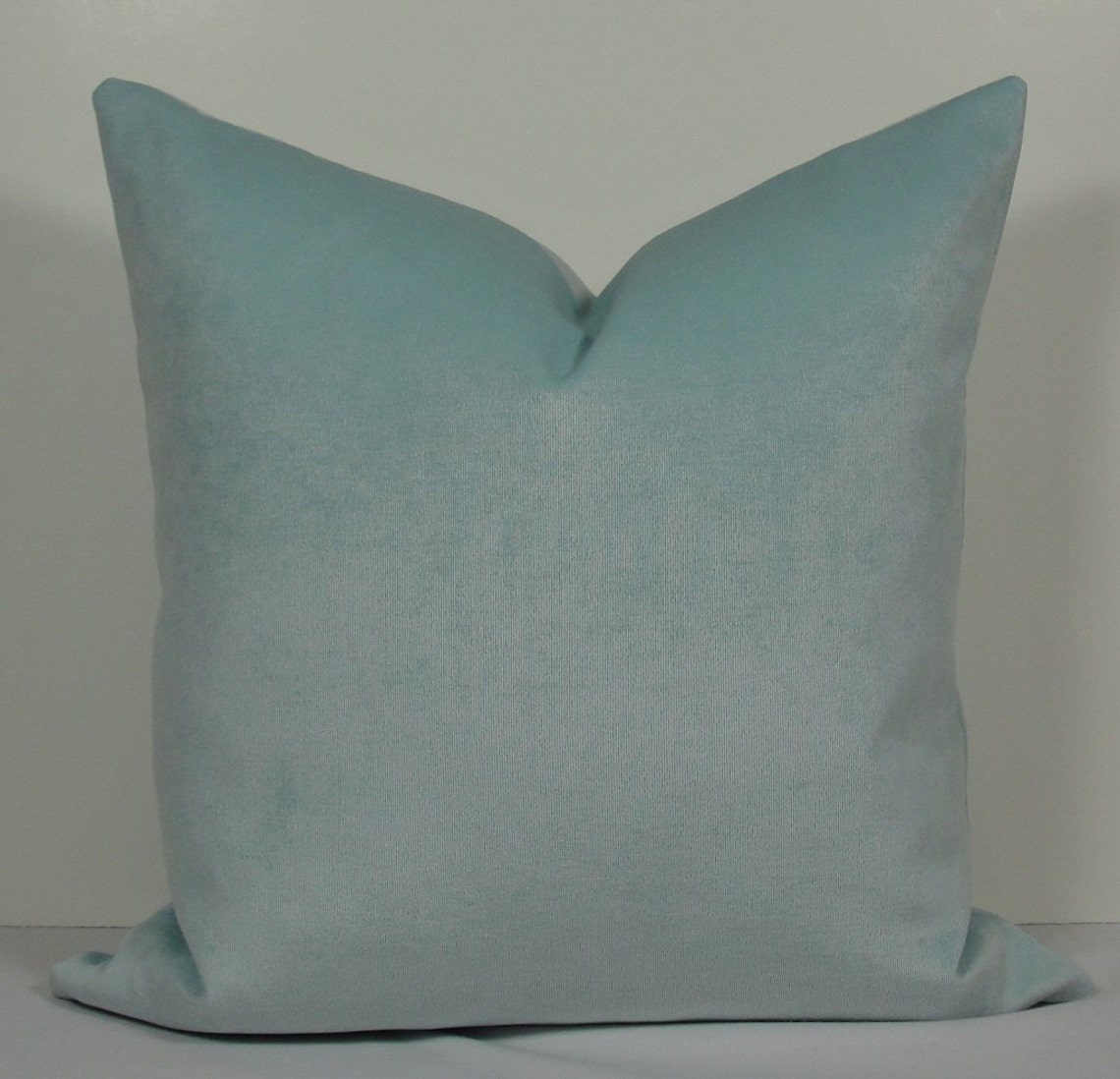 Blue Aqua velvet pillow cover Decorative pillow French Etsy