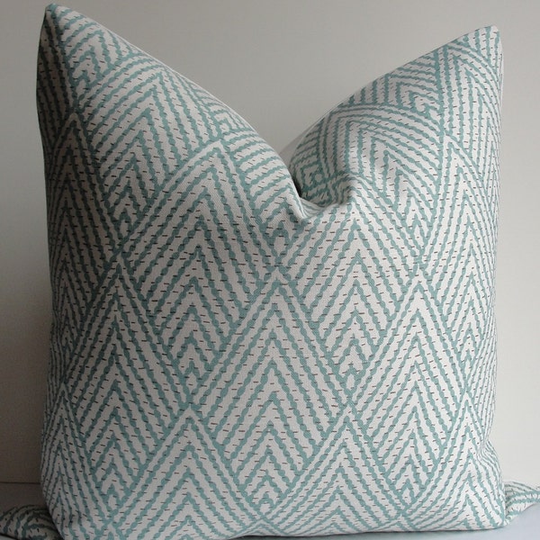 Aqua Throw Pillow - Etsy