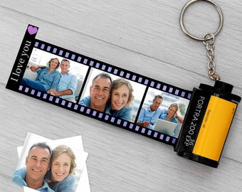カスタム写真フィルムロールキーホルダー – パーソナライズされた記念品に思い出を刻もう