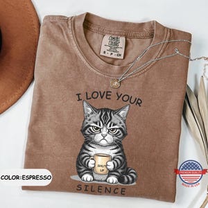 Gift For Her, Grumpy Cat Political Tee, Funny FDT Shirt, Anti Trump Feminist Shirt, Comfort Colors Protest Gift