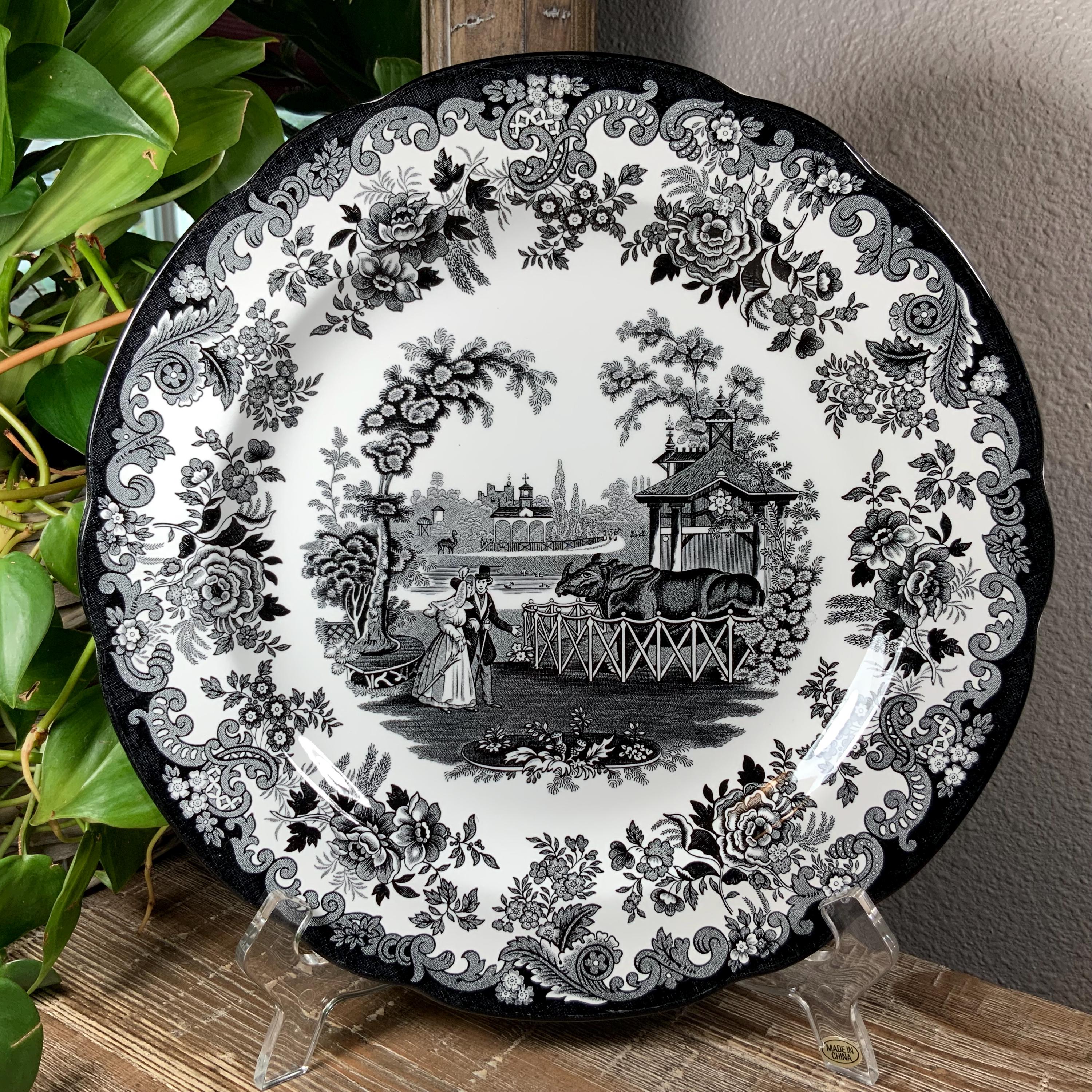 Spode Archive Collection Black and White - Etsy