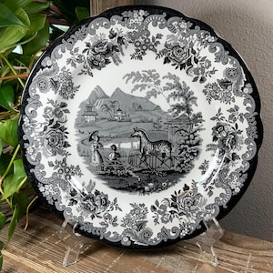 Spode Archive Collection Black and White - Etsy
