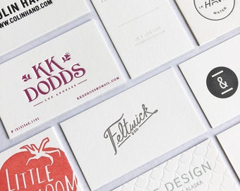 Custom Letterpress Business / Calling Cards