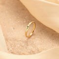 Personalized Birth Flower Ring, Dainty Custom Stacking Ring, Minimalist Floral Jewelry, Bridesmaid, Gift for Mom, mothers day, Size US(3-12) product logo