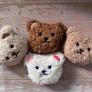 Flausch Kletti Klett Patch I Süßer Teddybär Teddy Plüsch I Schulranzen Rucksack I Einschulung Schulkind Schulanfang