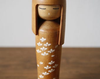 宮島無筆作 ビンテージ花ごころこけし大 - Etsy 日本