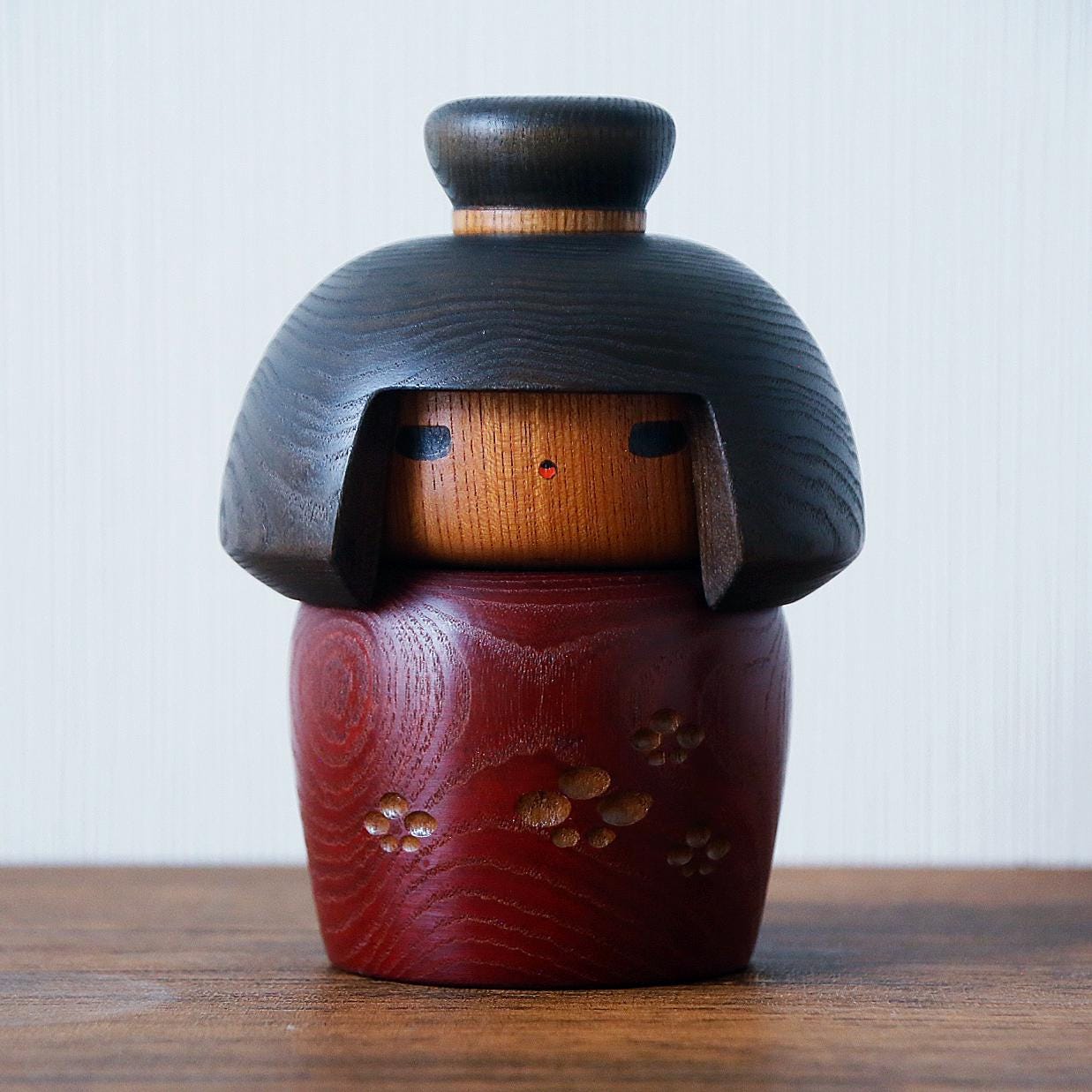 山中三平 こけし（8in / 21cm & 6in / 16cm） Sanpei Yamanaka - Etsy