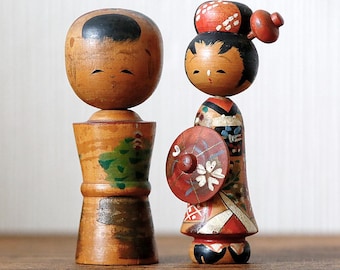 こけし、藤川正江作ヴィンテージ日本の創作人形 (23 cm) - Etsy 日本