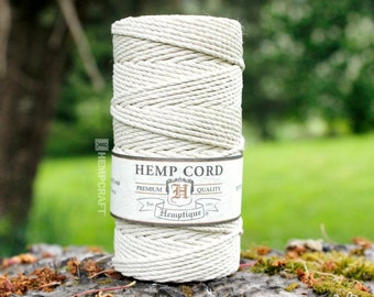 2mm Hemp String Thick Natural Hemp String Hemp Yarn DIY Raw Unwaxed Natural Hemp Cord