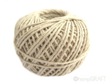 2mm Hemp String Thick Natural Hemp String Hemp Yarn DIY Raw Unwaxed Natural Hemp Cord