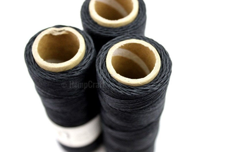 Thin Hemp Twine Black High Quality o.5mm 10lb Hemp Craft Etsy