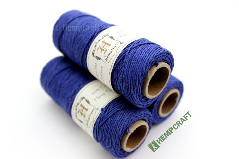 Crafter's Closet Natural Hemp Craft Cord, 4 Rolls of 21' (84 Feet Total)