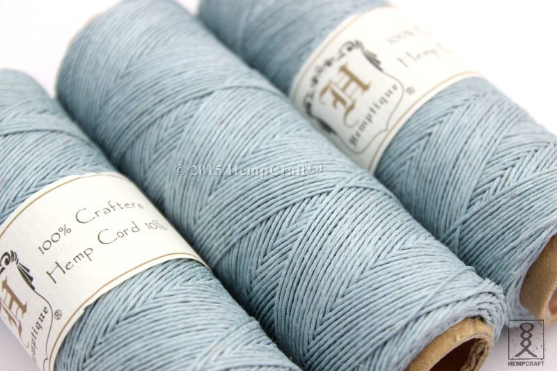 Thin Hemp Twine Light Blue High Quality .5mm Micro Macrame Etsy