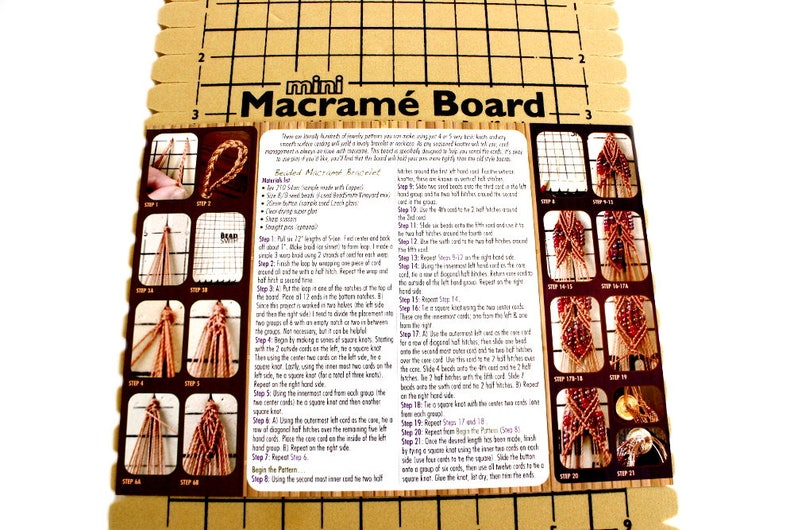 Mini Beadsmith™ Selfhealing Foam Macrame Board 6 X Etsy