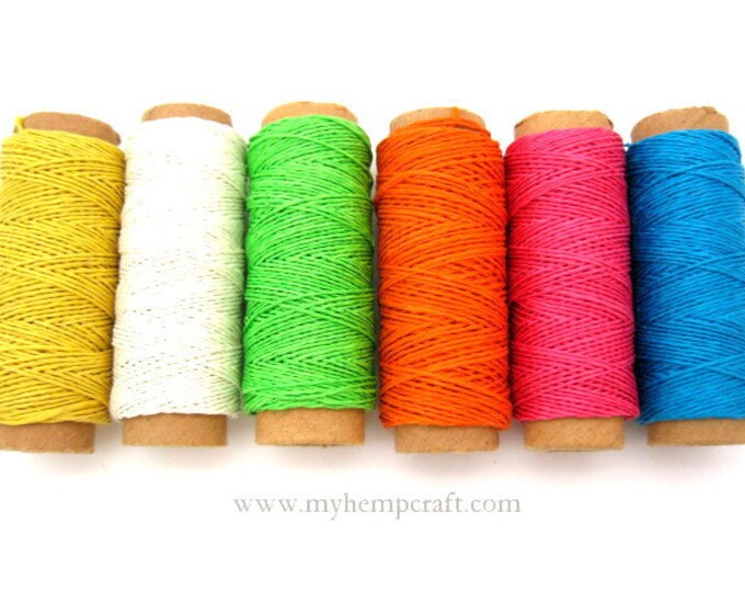 Hemp Thread Bright Colors O.2mm Hemp Craft Embroidery Thread Etsy