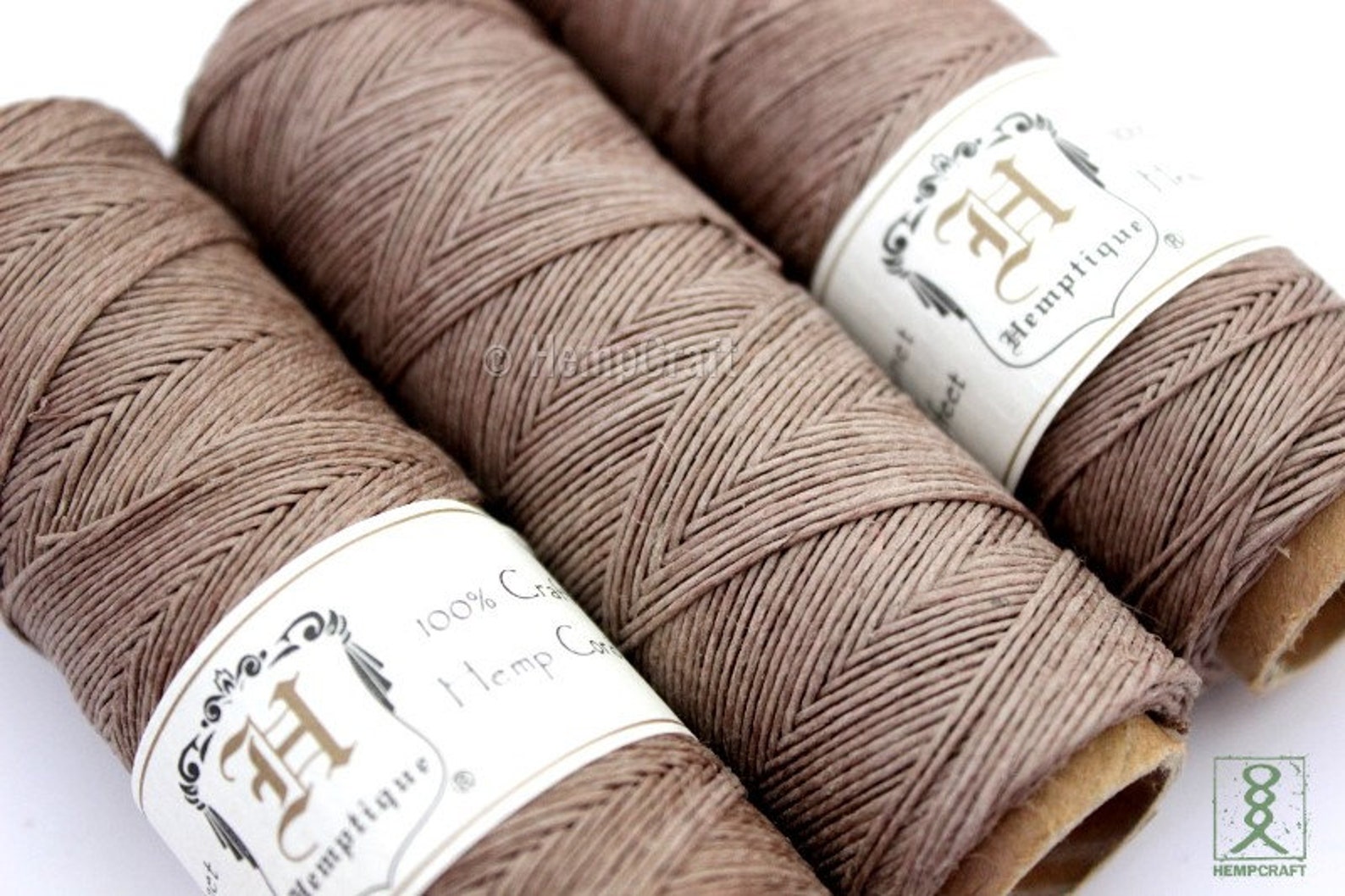 Thin Hemp Twine Micro Macrame Cord Brown High Quality .5mm Etsy