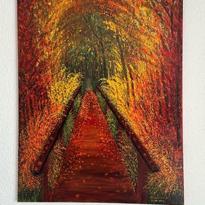 pictures, paintings, autumn, nature