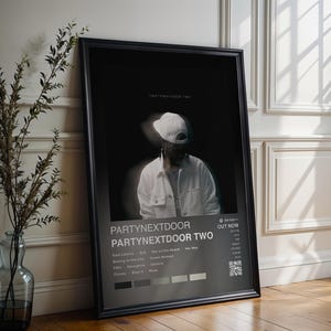 PartyNextDoor Poster | PartyNextDoor Zwei Poster | 4 Farben | Album Cover Poster | Hochwertige Drucke | Musik Geschenk | Kostenloser USA Versand