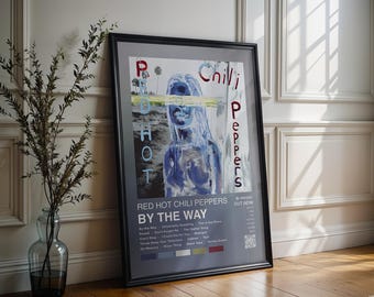 Red Hot Chili Peppers Poster | By the Way Poster | 4 Colors | Album Cover Poster | High Quality Prints | Music Gift | Free USA Shipping