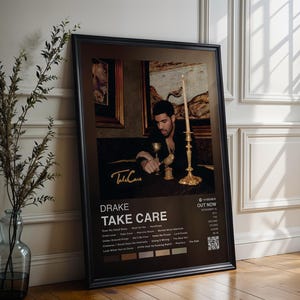 ドレイク ポスター | テイクケア ポスター | 4色 | アルバムカバー ポスター | 高品質プリント | 音楽ギフト | 米国送料無料 | ラップミュージック ポスター