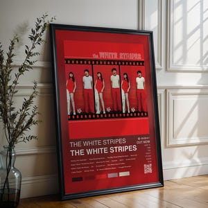 The White Stripes Poster | The White Stripes Album | 4 Colors | Album Cover Poster | High Quality Prints | Music Gift | Free USA Shipping
