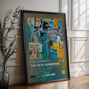 The Strokes Poster | The New Abnormal Poster | 4 Colors | Album Cover Poster | High Quality Prints | Music Gift | Free USA Shipping