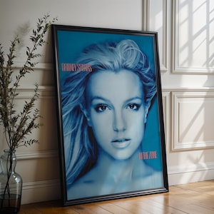 Britney Spears Poster | In the Zone Poster | Album Cover Poster | High Quality Prints | Music Gift | Free USA Shipping | Music Poster Decors