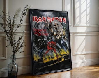 IRON MAIDEN ポスターThe Number of the Beast Iron-Maiden-The-Number-Of-The-