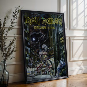 Somewhere in Time Iron Maiden Poster - Etsy