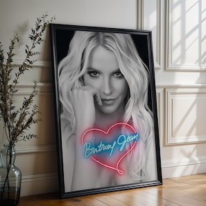 Britney Spears Poster | Britney Jean Poster | Album Cover Poster | High Quality Prints | Music Gift | Free USA Shipping | Music Poster Decor
