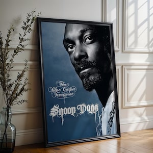 Snoop Dogg Poster | Tha Blue Carpet Treatment Poster | Album Cover Poster | High Quality Print | Music Gift | Free USA Shipping | Wall Decor