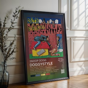 Snoop Dogg Poster | Doggystyle Poster | 4 Colors | Album Cover Poster | High Quality Prints | Music Gift | Free USA Shipping