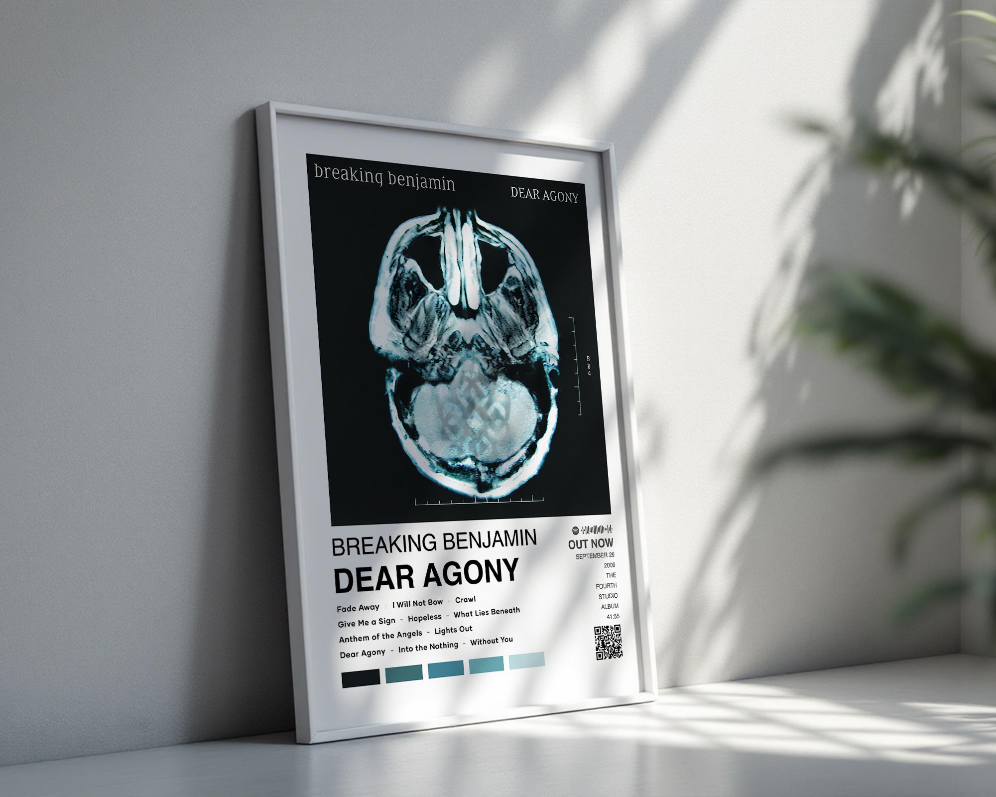 Breaking Benjamin Poster | Dear Agony Poster | 4 Colors | Album 