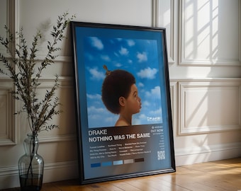 Drake Poster | Nothing Was the Same Poster | 4 Colors | Album Cover Poster | High Quality Print | Music Gift | Free USA Shipping | Rap Music