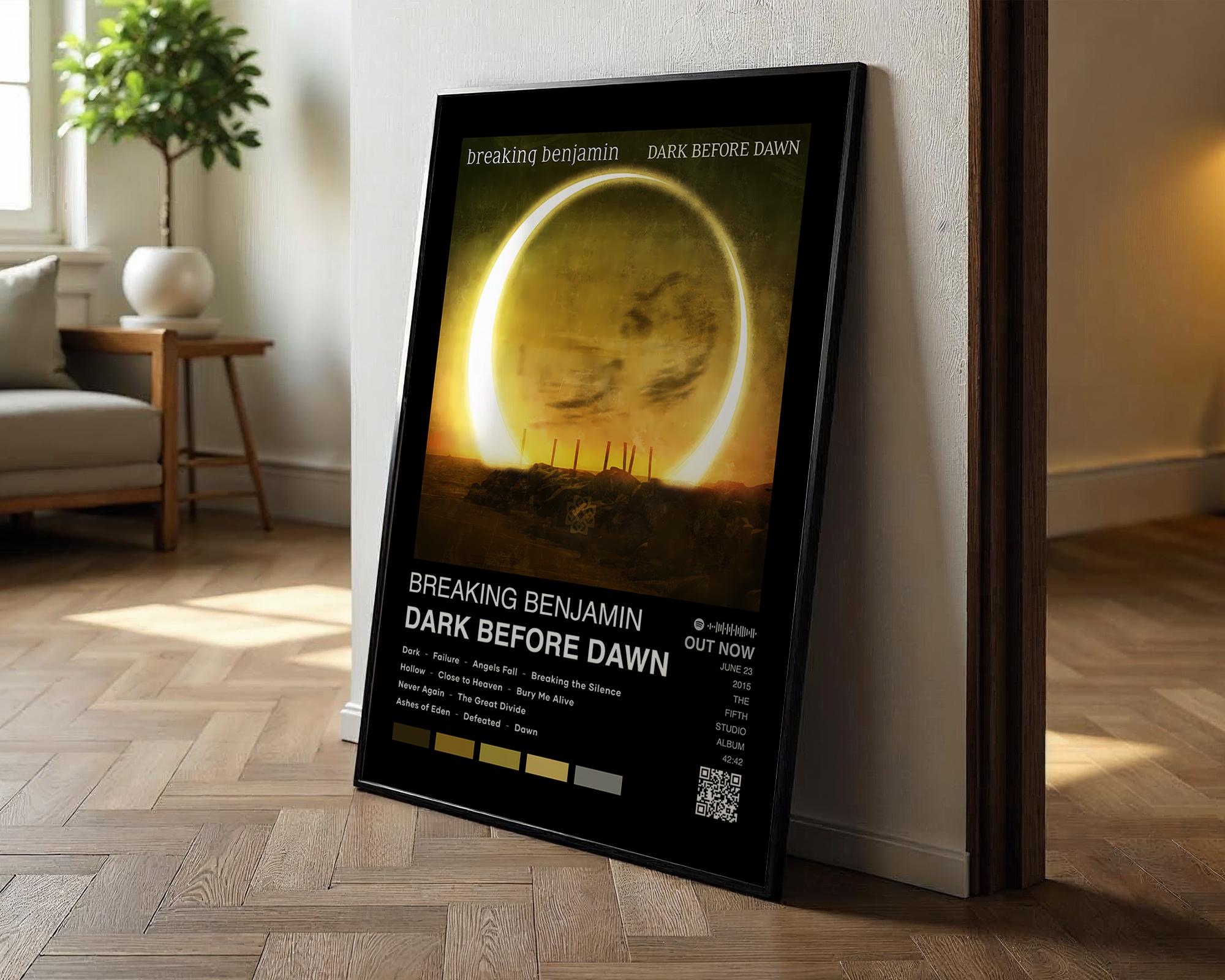 Breaking Benjamin Poster | Dark Before Dawn Poster | 4 Colors