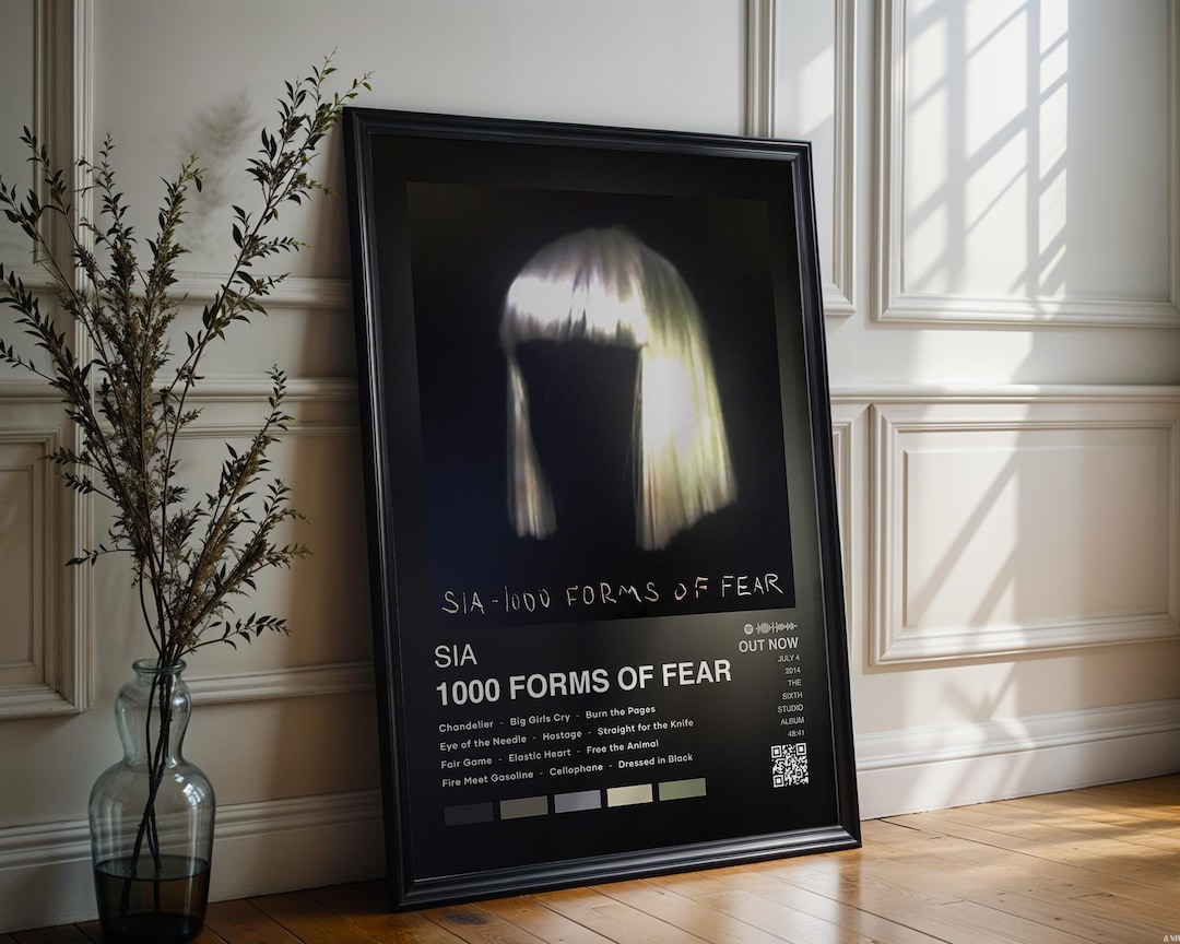 Sia Poster | 1000 Forms of Fear Poster | 4 Colors | Album Cover Poster ...